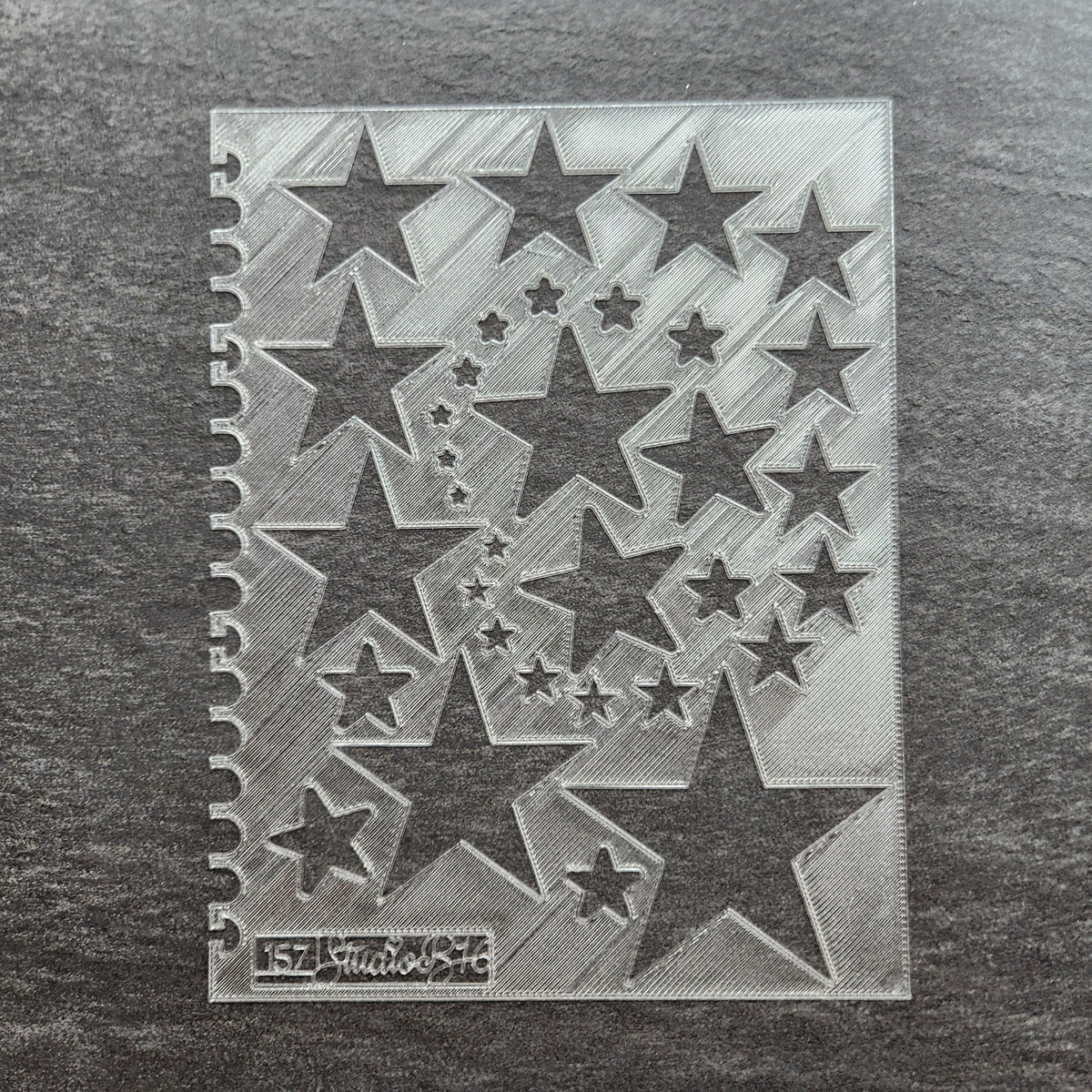 Stars Stencil - Extra Large, number 157