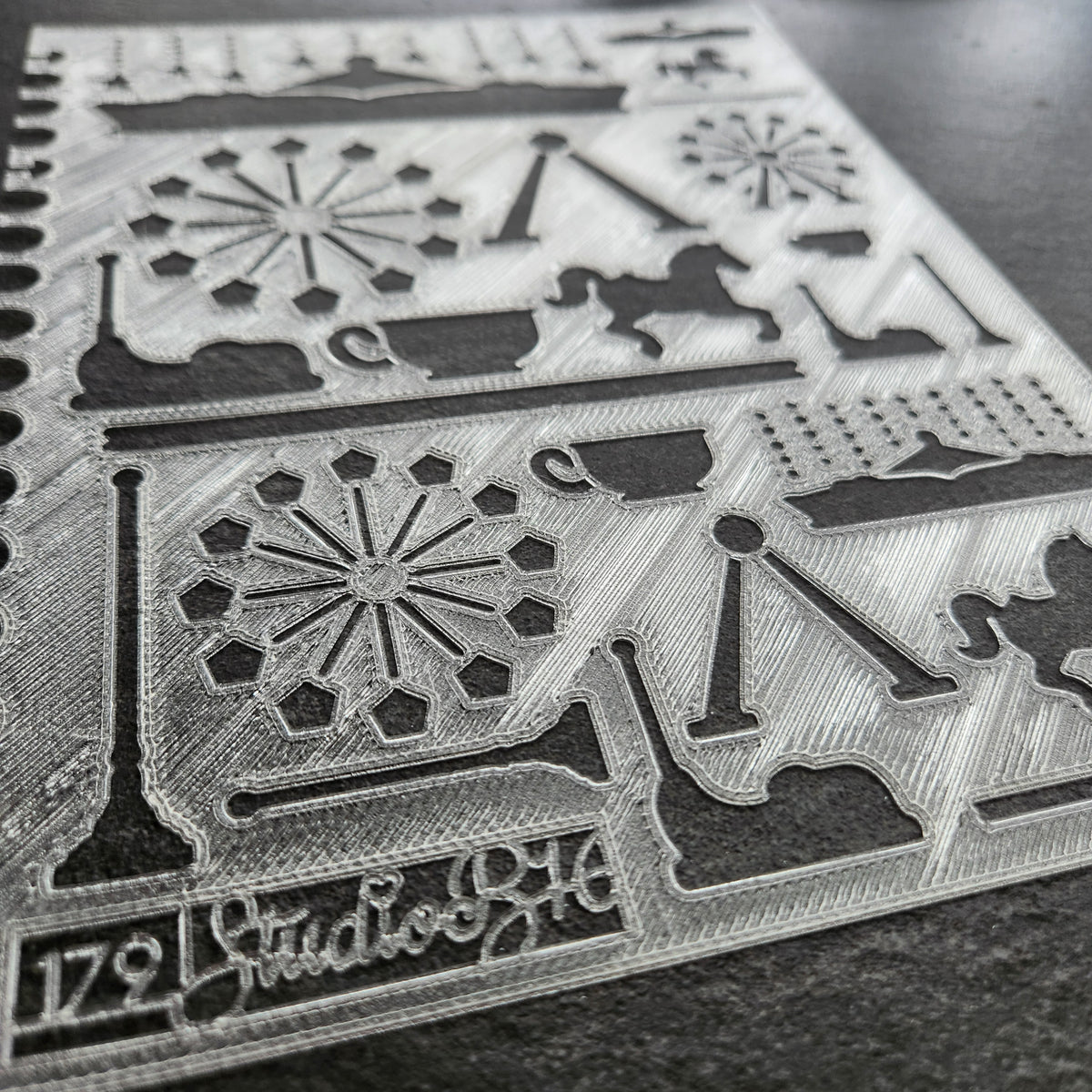 Amusement rides Stencil - Extra Large, number 179