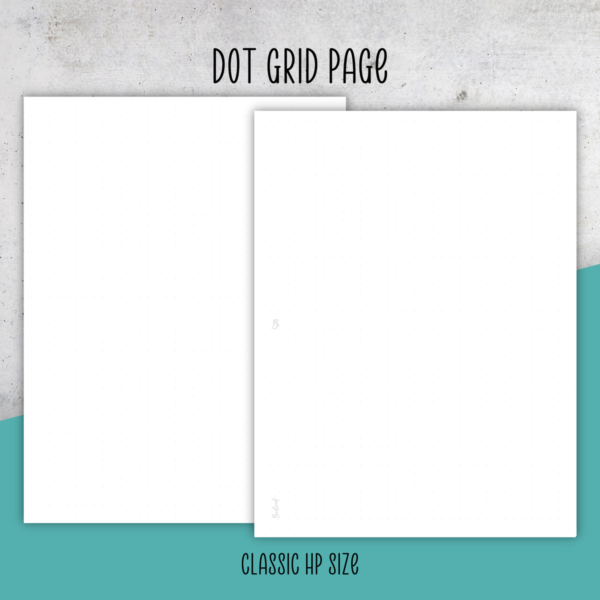 Dot Grid 5mm, Classic Size Planner Insert