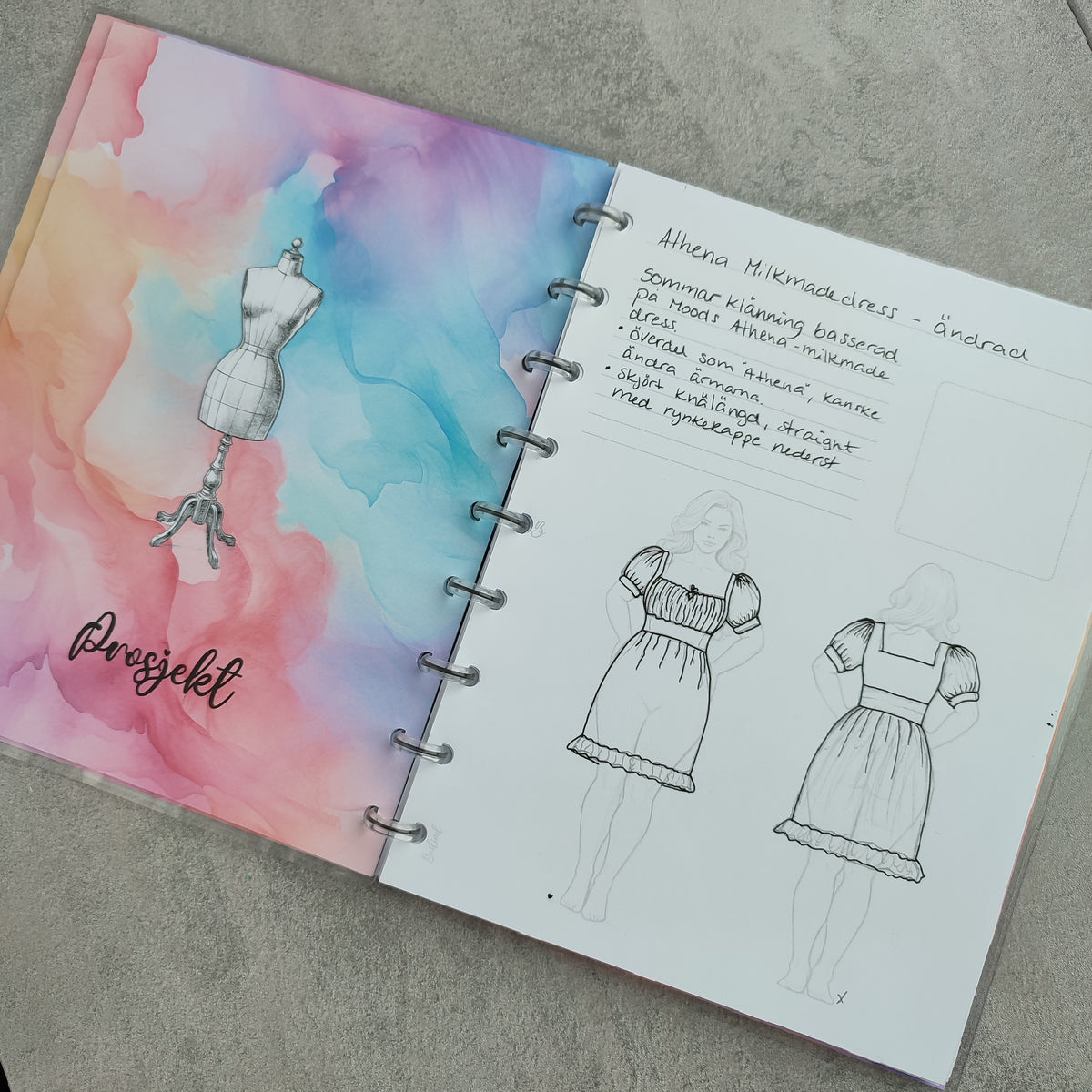 My Sewing Projects, Pastel Ink
