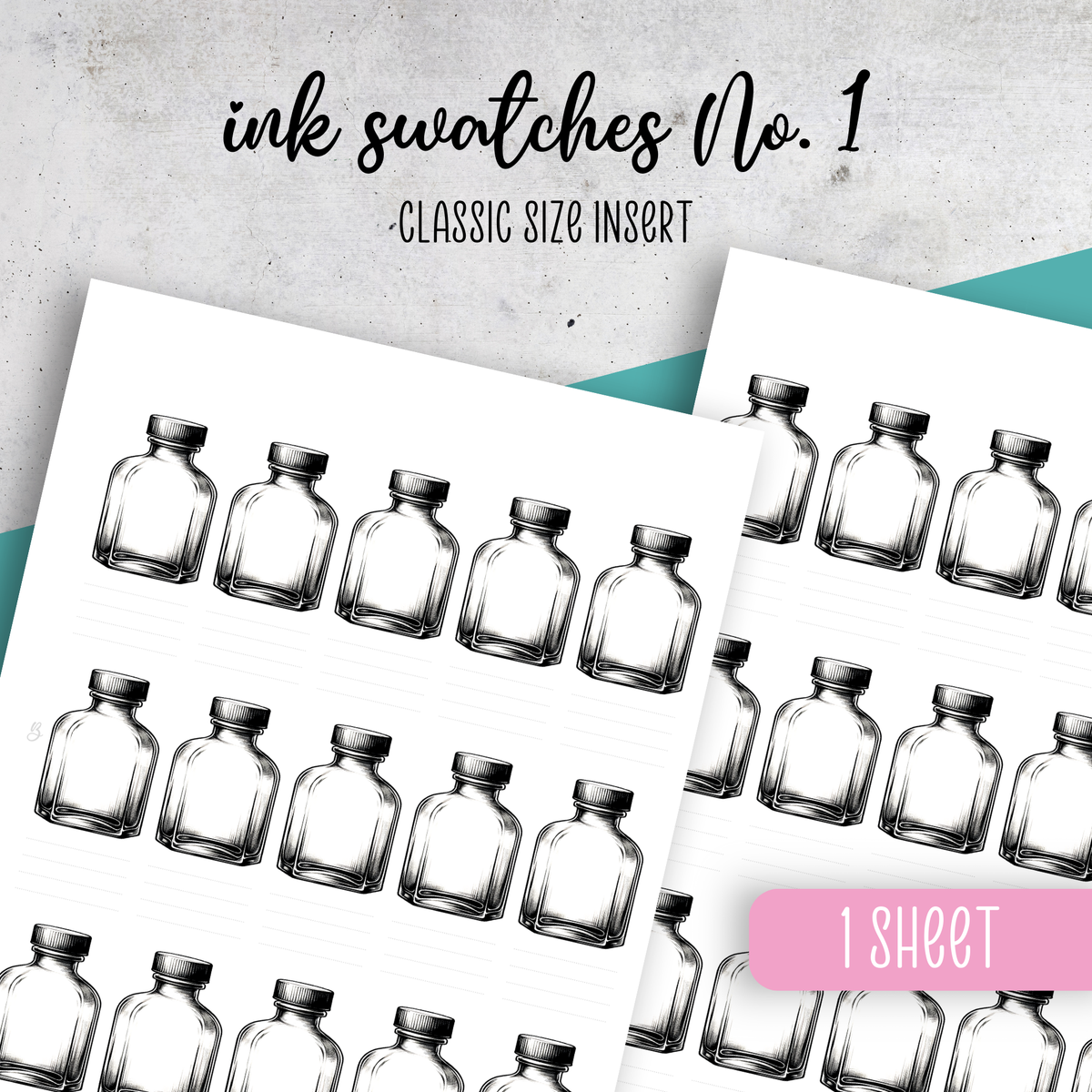 Ink Swatches No. 1 - Insert