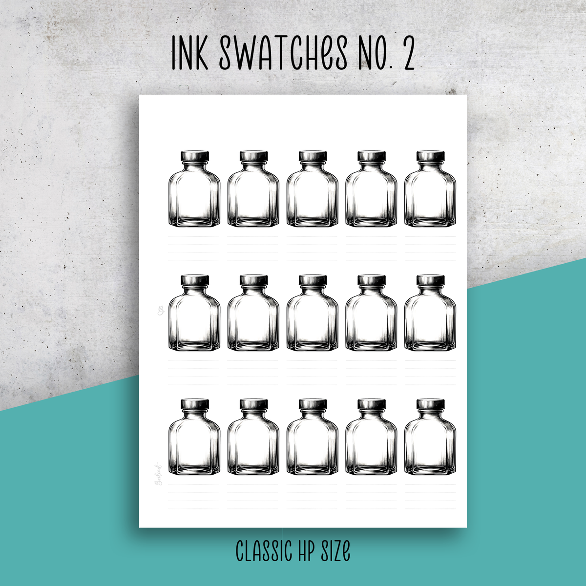 Ink Swatches No. 1 - Insert