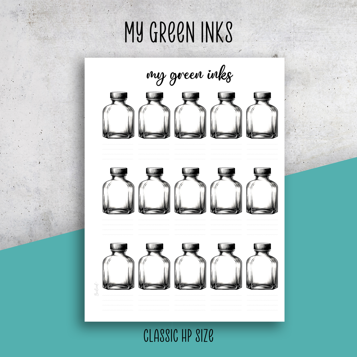 Ink Swatches No.1 with Headers Bundle
