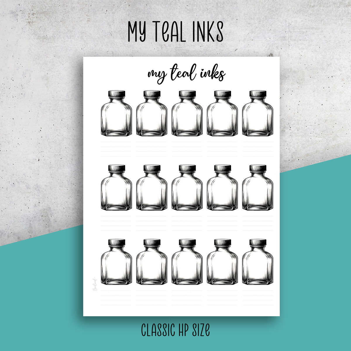 Ink Swatches No.1 with Headers Bundle