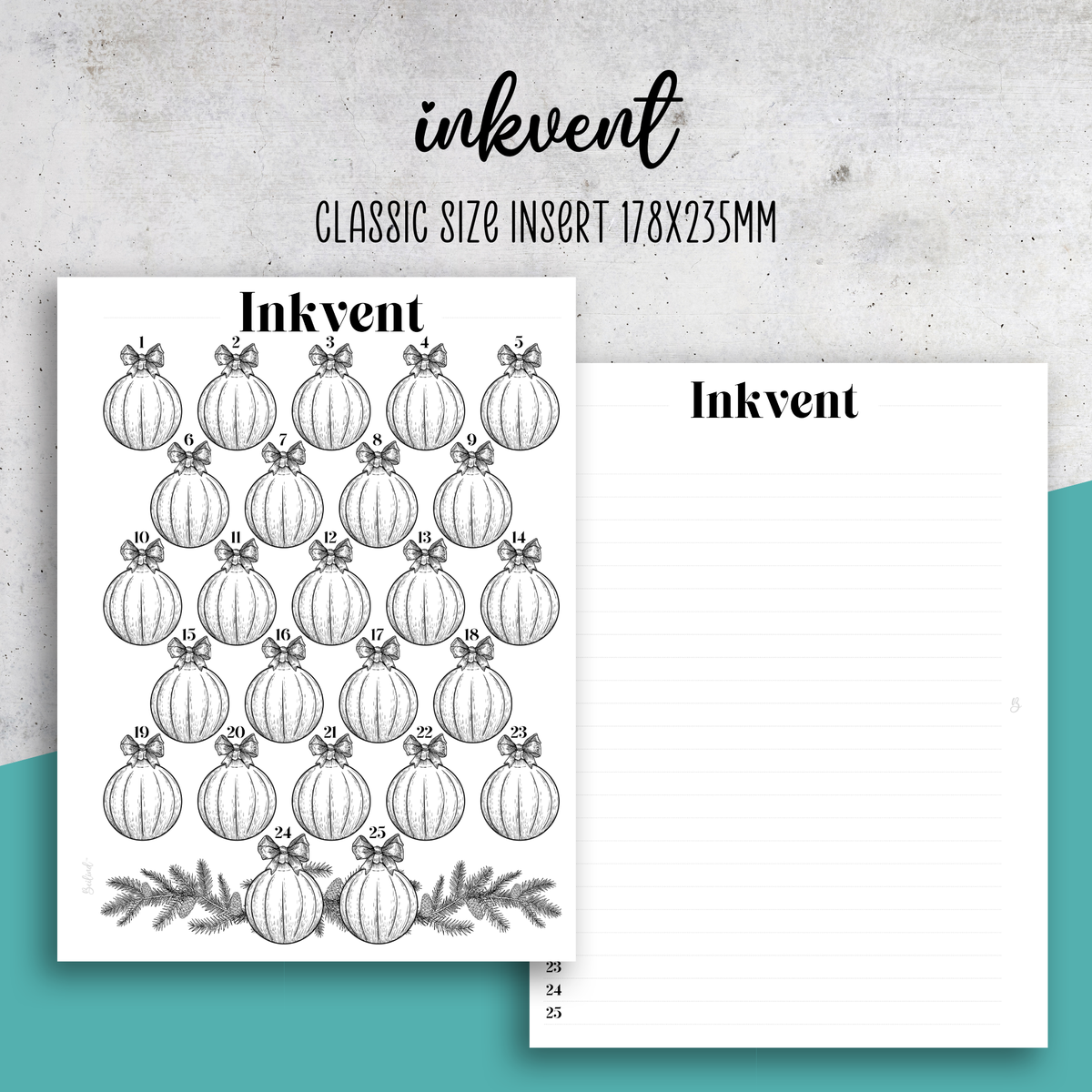 Inkvent Insert
