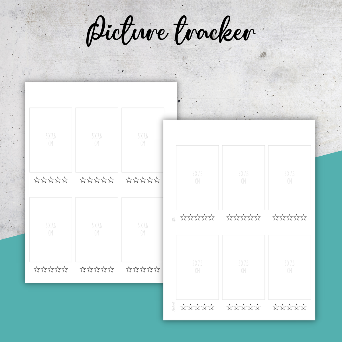 Picture Tracker No 3, Classic Size Insert