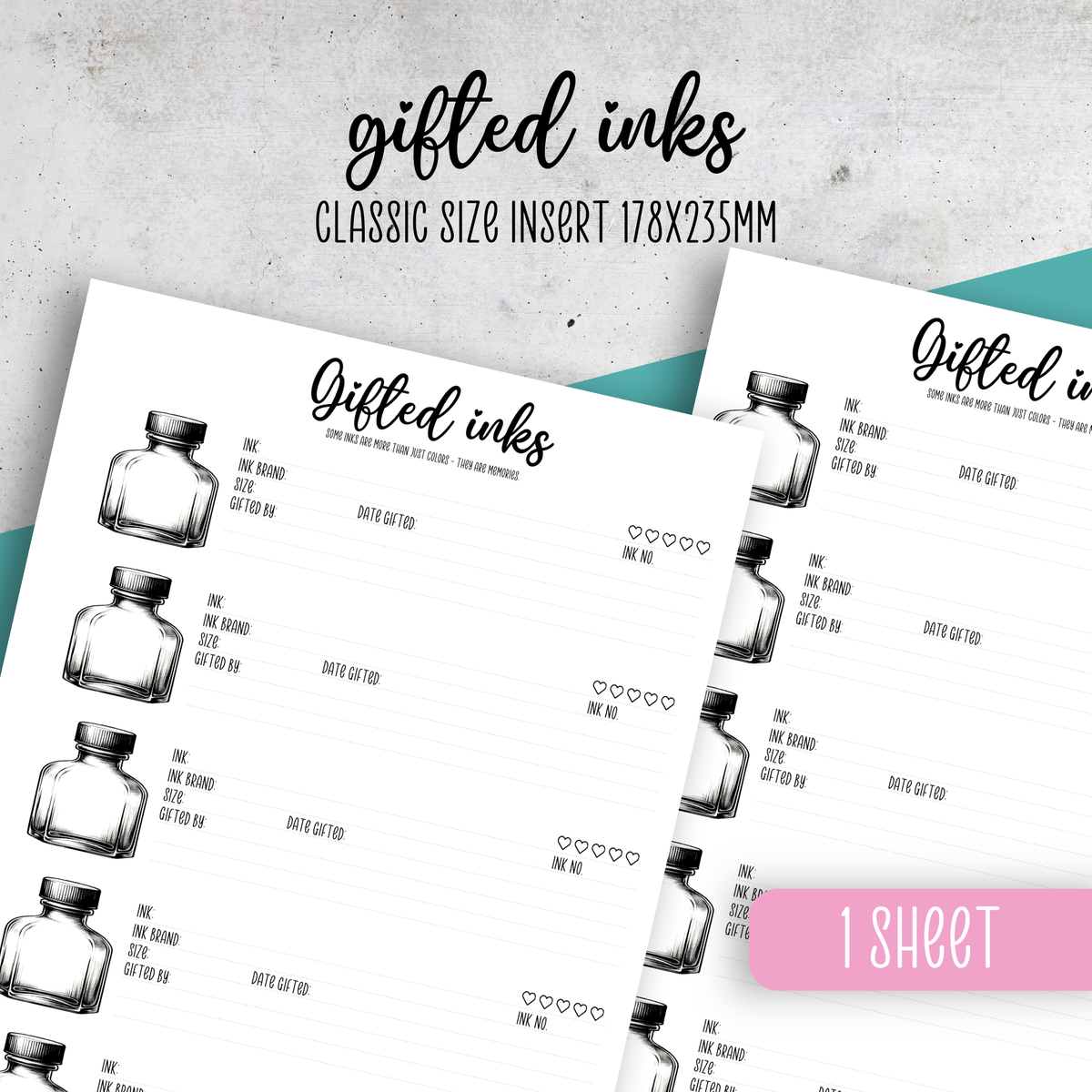 Gifted Inks Insert