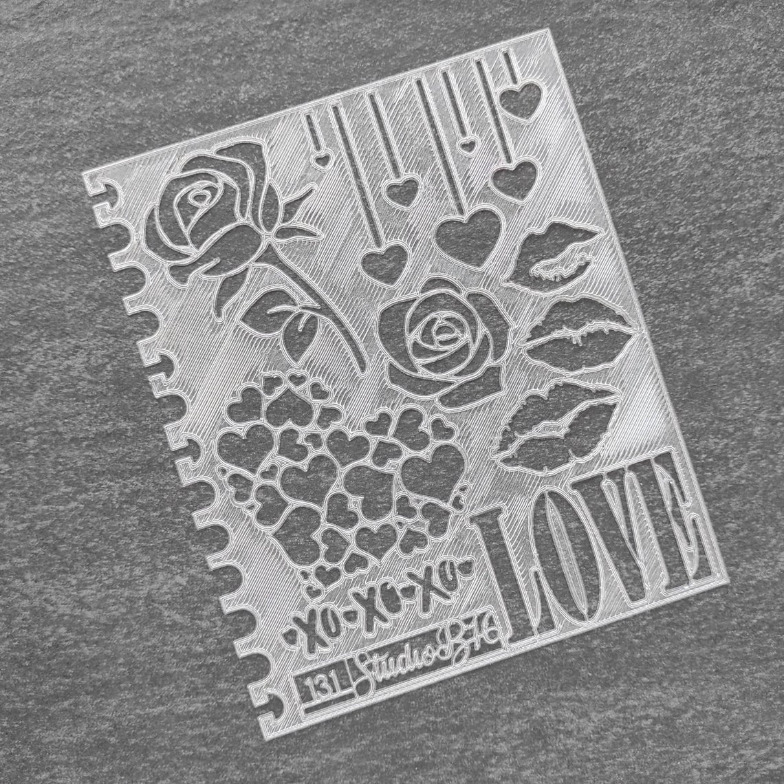 Love Stencil, B Grade - Large, number 131